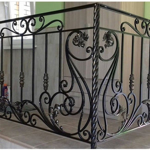 Modern Wrought <b>Iron</b> Balcony Railing Designs That Instantly Boost Your Home's Aesthetic Appeal, Value, and Ultimate Security. - Product Image 1