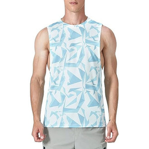 Débardeurs décontractés en tricot pour hommes, design personnalisé, sublimation, sans couture, respirants, écologiques, séchage rapide, fitness, sport, 100% - Product Image 4