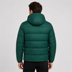Insulated puffer <b>jacket</b> with smooth texture and dependable seasonal comfort <b>for</b> stylish outdoor adventures and relaxed winter - Product Image 3