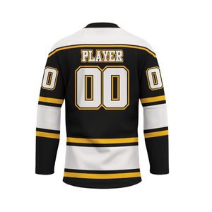 Lightweight Breathable Plain Dyed Ice Hockey Sportswear Custom OEM Hockey Jerseys Embroidered Twill Sublimated Hockey Front - Product Image 3