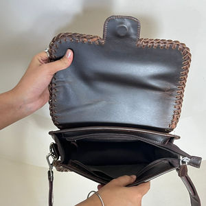 Sac à main en cuir véritable fait main par un créateur de mode exquis 2026 pour femmes, sac à bandoulière en cuir de vachette véritable - Product Image 6