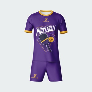 Camiseta Polo para Hombre, Manga Corta, Ropa de Pickleball, Jersey de Pickleball con Estampado Personalizado, Transpirable, de Secado Rápido, Ropa Deportiva para Pickleball - Product Image 3