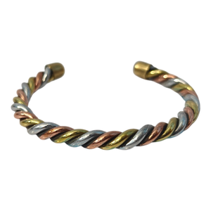 Pulsera Moderna de Cobre Trenzado, Joyería Ecológica de Terapia Curativa para Aliviar el Dolor Articular, Artritis, Tendinitis, Regalo de Aniversario - Product Image 1