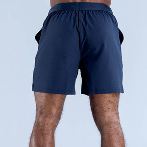 Pantalones Cortos Deportivos Azules para Hombre, Más Vendidos, de 6 Pulgadas de Largo, Ligeros, Transpirables, con Cintura Elástica Personalizada, para Gimnasio y Entrenamiento - Product Image 2
