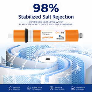 เมมเบรนกรองน้ำ RO แบบ High Rejection รุ่น 1812-150 GPD สำหรับเครื่องกรองน้ำระบบ Reverse Osmosis ในครัวเรือน ระบบกรองน้ำบริสุทธิ์ - Product Image 1