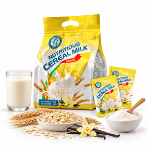 Poudre de lait de céréales nutritive à la vanille 750g 30 sachets Lait en poudre fortifié pour adultes - Product Image 1