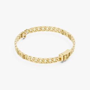 Pulsera de Oro Amarillo de 14K con Diseño de Hoja y Diamantes Cultivados en Laboratorio - Product Image 3