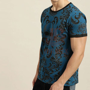 T-shirts pour hommes à sublimation personnalisés, design tendance, coupe ample, imprimés, 100% coton, vente chaude, meilleure qualité, t-shirt à sublimation - Product Image 2
