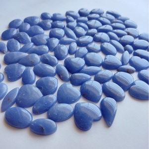 Natural Angelite Crystal Cabochons Hand Polished Light Blue Gemstone Jewelry Making Rings Pendants Earrings Healing Stone - Product Image 2