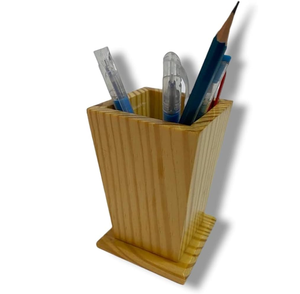Stationery Rustic Pen Holder Best Quality Custom Made Logo Newly Wood Pencil Holder New Design Sublimation Pen Holder - Product Image 6