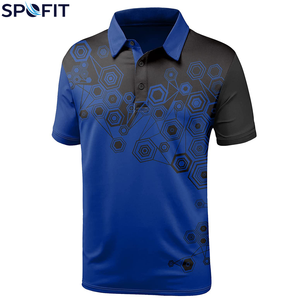 Polo de sport sublimé respirant pour homme, fabriqué en usine, idéal pour l'été - Product Image 4