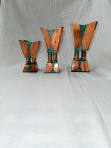 เชิงเทียนไม้เรซินแบบเรียบง่ายของตกแต่งที่เป็นมิตรสำหรับห้องนั่งเล่นและห้องนอน - Product Image 6