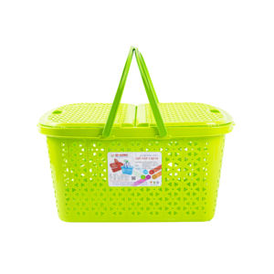 Large Classic PP <b>Plastic</b> Portable Sustainable Durable Storage <b>Basket</b> Multi-Purpose Clothing Organizer Box Made in Vietnam - Product Image 1