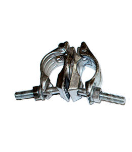 Colliers de serrage pour échafaudage en acier galvanisé de type léger de haute qualité, norme britannique BS-1139, 48,3 mm, double articulation pivotante - Product Image 3