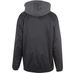 Custom Made Canvas Stand Collar Front Logo High Quality Men's Winter <b>Coach</b> Jacket with Low MOQ Available For Sale - Product Image 4