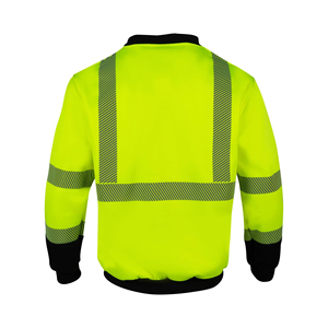 เสื้อสเวตเชิ้ตผ้าฟลีซสะท้อนแสงสำหรับผู้ชายแบบ Hi Vis ความปลอดภัยสูง พร้อมโลโก้สั่งทำและไฟ LED ราคาประหยัด - Product Image 2