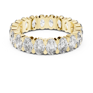 Anillo de Diamantes Cultivados en Laboratorio de Corte Ovalado y Redondo de Lujo, Joyería Elegante para Bodas, Proveedor Mayorista OEM - Product Image 6