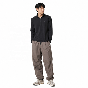 Pantalones de hombre al por mayor con cordón, resistentes al agua, de nailon, estilo jogger, corte relajado, moda urbana Y2K, ropa casual, suministro a granel, EE. UU. - Product Image 1