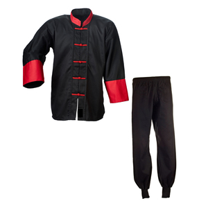 Uniforme de Kung Fu y Judo en Dos Tonos, Manga Larga, Transpirable, con Cinturón, Mezcla de Algodón, Personalizable, Talla Adulto - Product Image 6