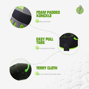 Gants de sécurité mécaniques tendance fabriqués au Pakistan, gants de protection pour le travail quotidien et les chantiers de construction, respirants - Product Image 5