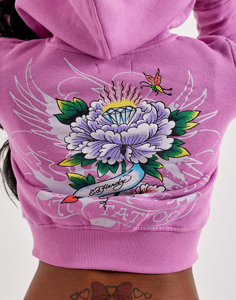 Trending Women Crop Hoodie Set Custom Printed Quarter <b>Zip</b> Pullover Hoodie Custom Acid Washed Oversized Unisex Printed Tracksuit - Product Image 6