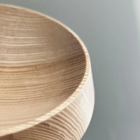 Bol en bois, décoration naturelle moderne, bol de service, cadeau de déménagement unique