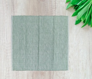 High Quality 100% Cotton Yarn Dyed Woven Ribbed Placemat Durable Soft Eco Friendly Dining Table Mat Kitchen Table Decoration - Product Image 3