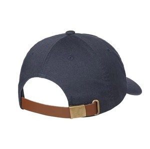 Casquette de baseball délavée personnalisée à 6 panneaux avec sangle en cuir, style vintage, en coton, ajustable, pour un look décontracté - Product Image 5