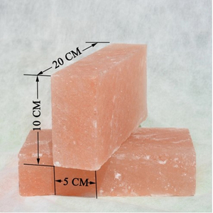 Briques de sel de l'Himalaya de 5 cm, sculptées à la main, pour une construction de qualité supérieure, bienfaits pour la santé et le bien-être - Product Image 3