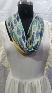 Écharpe en coton doux, paréo, sarong, motif poisson, couverture de plage légère, cache-maillot d'été imprimé, foulard, cadeau pour femme - Product Image 4