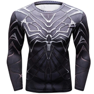 เสื้อรัดกล้ามเนื้อแขนสั้นสำหรับผู้ชาย MMA BJJ ระบายอากาศ แห้งเร็ว สำหรับฝึกซ้อมกีฬาต่อสู้ ยุโรป 2026 - Product Image 3