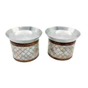 เตาเผากำยานหรูหราฝังมุกแบบอาหรับ ดีไซน์มาบคาฮ์รา สำหรับเทศกาลอีด รอมฎอน ตกแต่งบ้านสไตล์อาหรับอ่าวอาหรับ ขายส่ง - Product Image 2