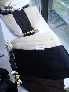 ผมแท้เวียดนามคุณภาพสูง ราคาโรงงาน ขายส่ง ความยาว 40 ซม. ถึง 90 ซม. หลายสี # 1 ถึง # PLA ซุปเปอร์ดับเบิ้ลดรอว์น - Product Image 2