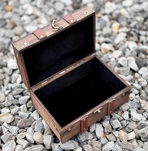 Masonic Engraved <b>Wooden</b> Chest <b>Box</b> with Velvet Lining – Freemason Supplies & <b>Tools</b> Storage, Keepsake & Jewelry Organizer - Product Image 4