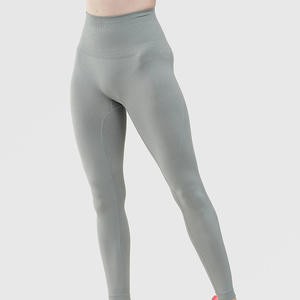 Leggings Deportivos Personalizados, Simples, Sólidos, Sin Costuras, de Cintura Alta, Transpirables, para Entrenamiento, Yoga, Fitness, Gimnasio - Product Image 1