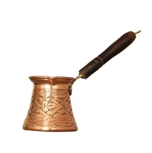Cafetière en laiton massif de qualité supérieure pour la préparation du café turc à la maison, dans la cuisine, dans les cafés et les restaurants - Vente très populaire - Product Image 4