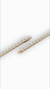Pulsera de tenis con diamantes cultivados en laboratorio de corte esmeralda, plata de ley 925, para mujer, 4.5x3.1mm, certificado IGI, joyería fina al por mayor OEM - Product Image 4