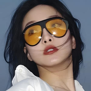 Nouvelles Lunettes de Soleil Tendance pour Femme, Protection UV400, Monture Complète Ronde, Personnalisables, Modèle Pulinsi 3607 - Product Image 2