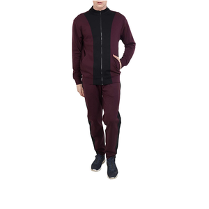 Most Trendy Cut and Sew Winter 2 <b>Pc</b> Tracksuit <b>Sets</b> Thick Hoodie & Matching Jogger Sweatpants Two Piece Cotton Men's Sweatsuit - Product Image 1