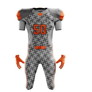 Football Uniform <b>Set</b> with Screen Printing Design Custom Jersey and Pants for Sports Teams and Athletic Programs - Product Image 5