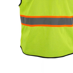 Neon Color <b>Reflective</b> Safety <b>Vest</b> High Grade Polyester Fabric All Season Wear <b>Reflective</b> Safety <b>Vest</b> For Industrial - Product Image 4