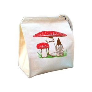 Sacs fourre-tout en toile de coton écologiques de couleur naturelle personnalisés, logo imprimé sur mesure, style signature, mode vintage, fleurs - Product Image 5