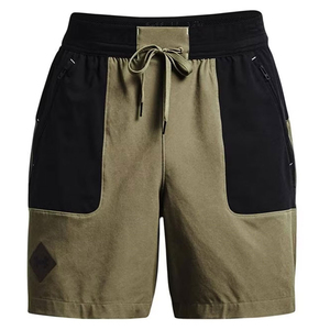 Shorts de course style urbain, dernière conception, impression par transfert thermique, motif uni, taille élastique, respirants - Product Image 1