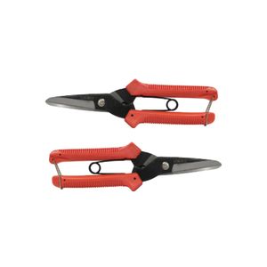 Tijeras de Podar Multiusos Manuales IDEKU de Alta Calidad de 7 Pulgadas 506-002 |   Cuchillo de podar de metal duradero, ligero, con mango de goma y acero rojo - Product Image 4