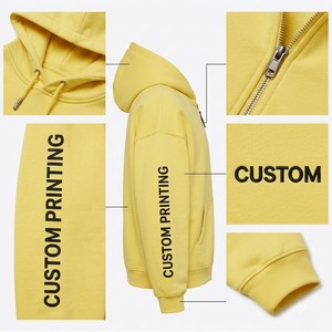 Custom Wholesale High Quality Men Oversize <b>Drop</b> Shoulder Full Zip Hoodie and Jogger Set Breathable Two piece For Men - Product Image 3