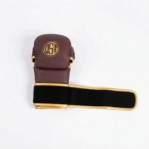 Gants de boxe en cuir premium respirants avec sangle de poignet réglable pour les arts martiaux mixtes, le sparring et l'entraînement en salle de sport - Product Image 4