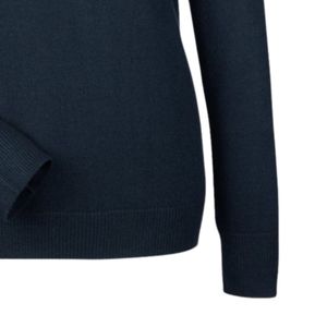 Pull à col en V pour femme, tricot brodé, manches longues, vêtements décontractés d'hiver, vêtements de mode - Product Image 6
