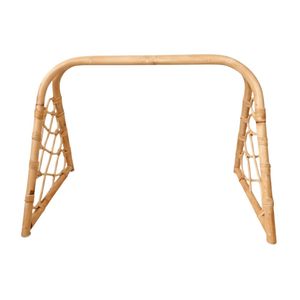 Natural Rattan Baby Play Gym Frame for Infant Tummy Time Sensory Development and Motor Skills Practice Wholesale - Product Image 2