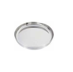 Plato de Acero para Servir Alimentos, Fabricado en India, Escurridor de Platos para Cocina y Mesa, Plato Hecho a Mano de Grado Alimenticio, Alta Calidad - Product Image 2