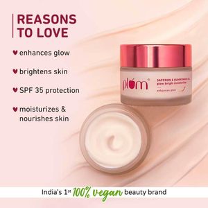 Crème hydratante éclatante quotidienne à l'huile de safran et de kumkumadi SPF 35 - 1,76 fl oz (50 g) |   Protection UVA/UVB |   Tous types de peau - Product Image 2